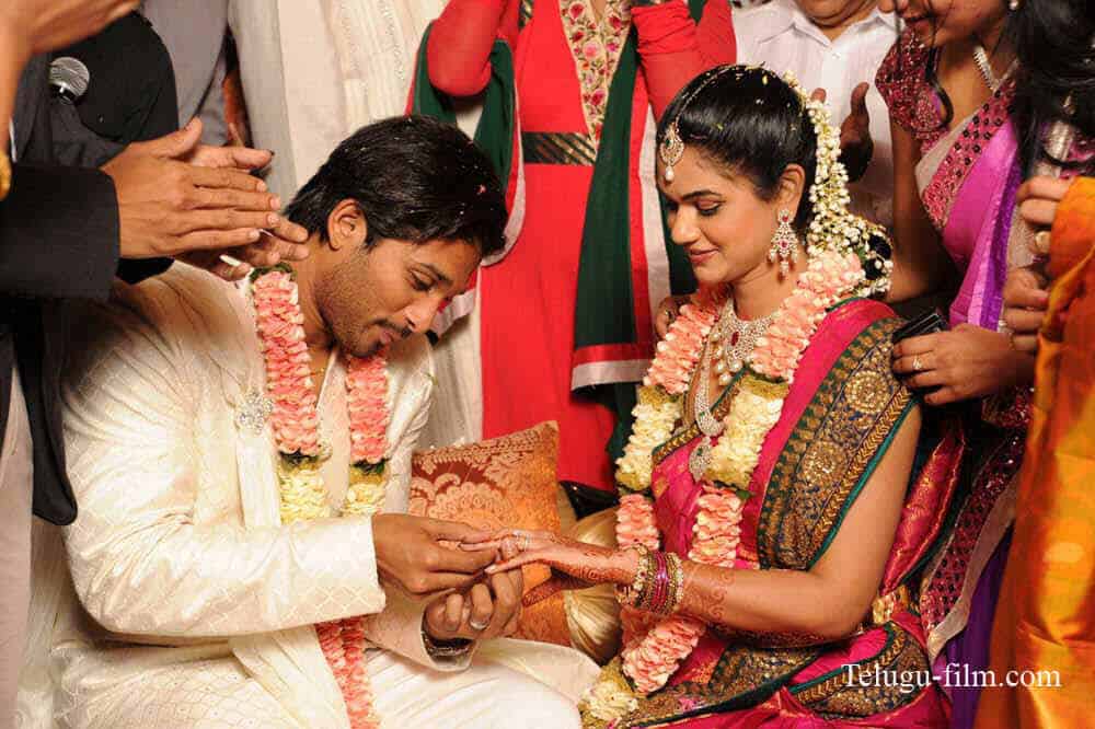 allu arjun marriage photos all