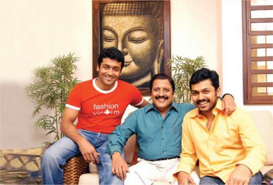 south indian actors and their sons