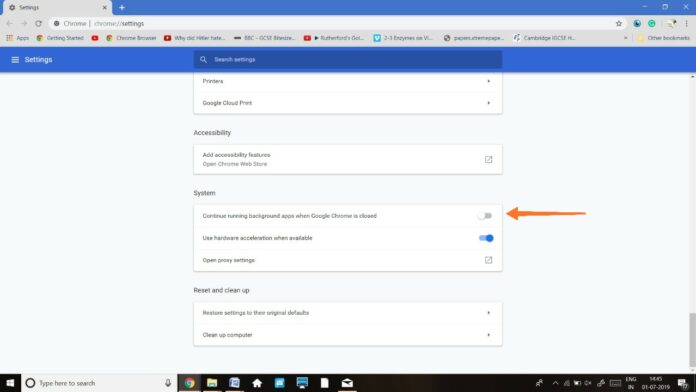 System software reporter chrome fix