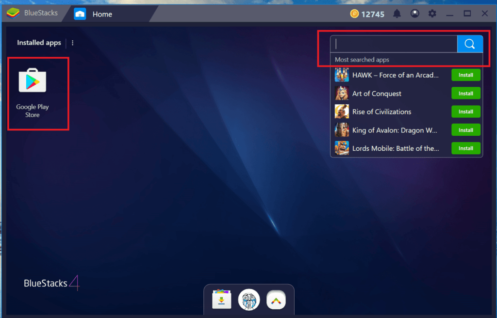download Whatsapp on Bluestack