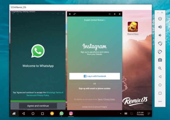 Android Emulator for Whatsapp video call on PC