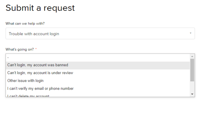 Tidner2 Tinder request> My account was banned