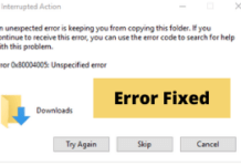 How To Fix 0x80004005 Unspecified Error in Windows 10? fix Error 0x80004005 in windows