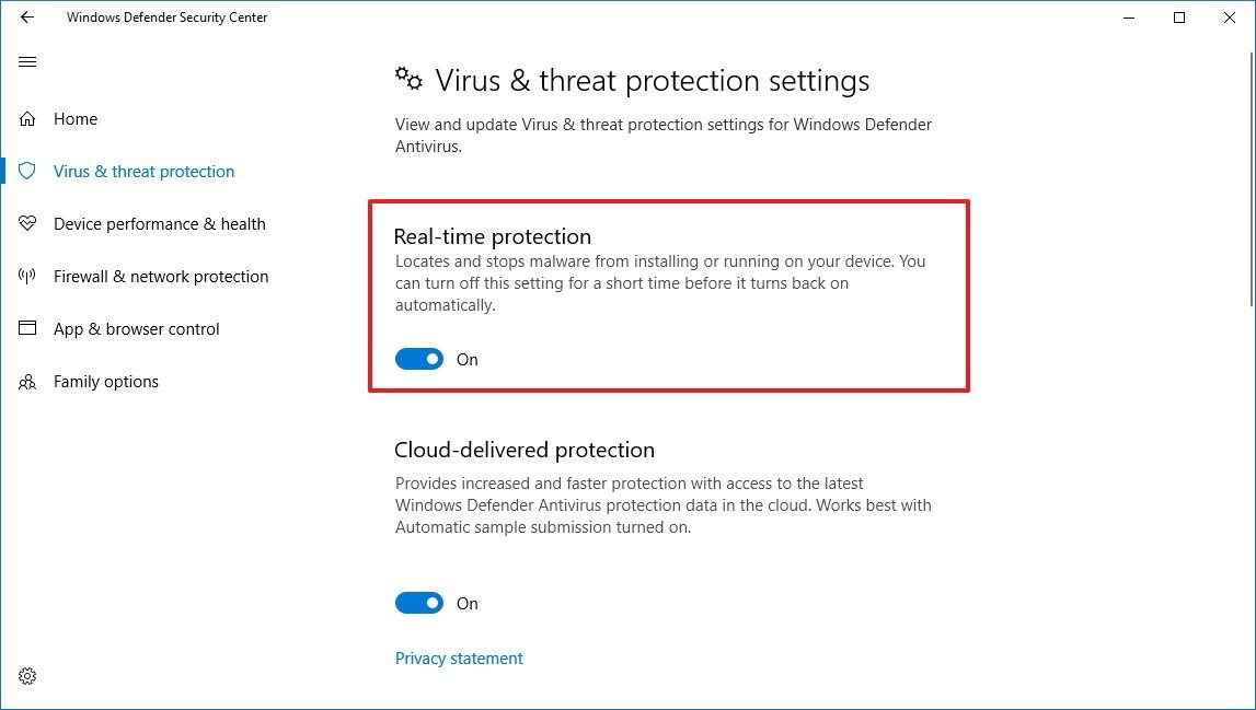 real time protection