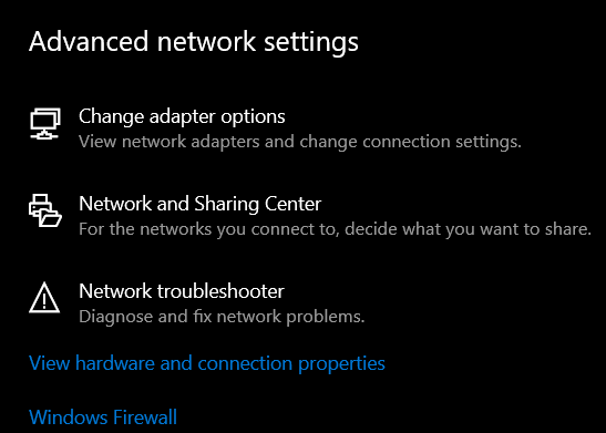Change-Adapter-Option