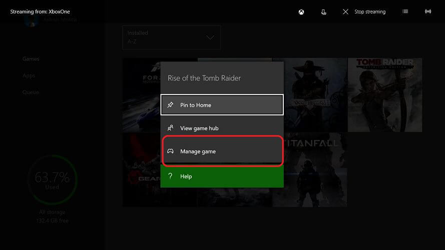 Xbox-Manage-Games
