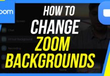 How to Change Background in Zoom?