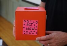 5 Non-Profit Fundraising Ideas person holding red box