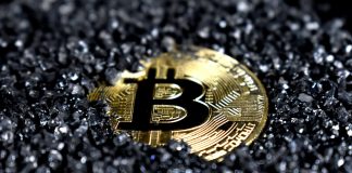 Financial independence by Quantum AI gold and black round emblem