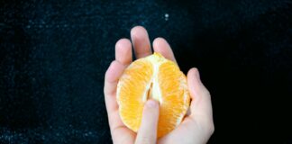 A Complete Guide to 8K VR Porn Videos: person holding sliced orange fruit