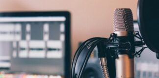 Increasing Business Trend on Podcasting for Internal Communications black and silver headphones on black and silver microphone