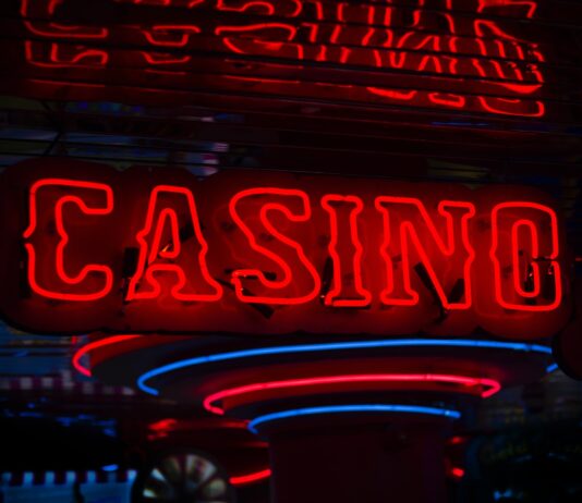 How To: Navigating an Online Casino red Casino neon sign turned on