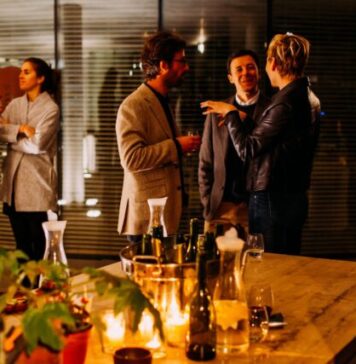 Plan a Dinner Party Easily With These 7 Online Services five person standing while talking each other