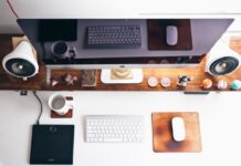 6 Smart Upgrades Your Business Needs turned of monitor near keyboard and mouse