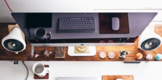 6 Smart Upgrades Your Business Needs turned of monitor near keyboard and mouse