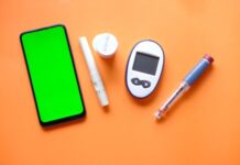 Tips and Suggestions for Those Living with Type 2 Diabetes white and blue click pen beside teal tablet computer