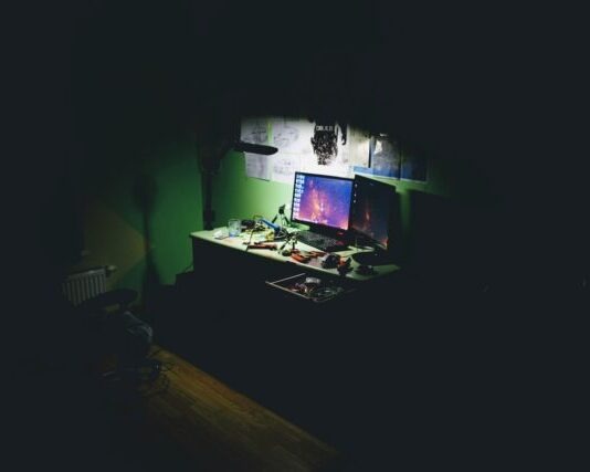 Is the Dark Web a Security Risk? flat screen computer monitors on table
