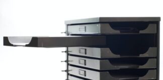 4 Features To Look For In An Office File Cabinet a stack of drawers sitting on top of each other