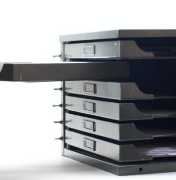 4 Features To Look For In An Office File Cabinet a stack of drawers sitting on top of each other