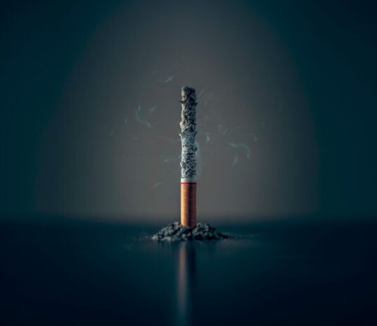 The Battle Against America’s Top 7 Addictions and the Road to Recovery single cigarette stick with ashes stick