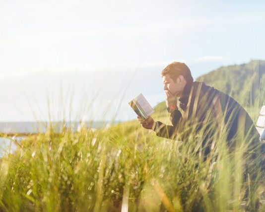 How Adaptogens Can Improve Mental Clarity and Focus man reading book on beach near lake during daytime